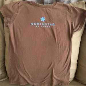 Brown and Blue Northstar at Tahoe Tee